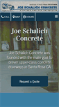 Mobile Screenshot of joeschalichconcrete.com